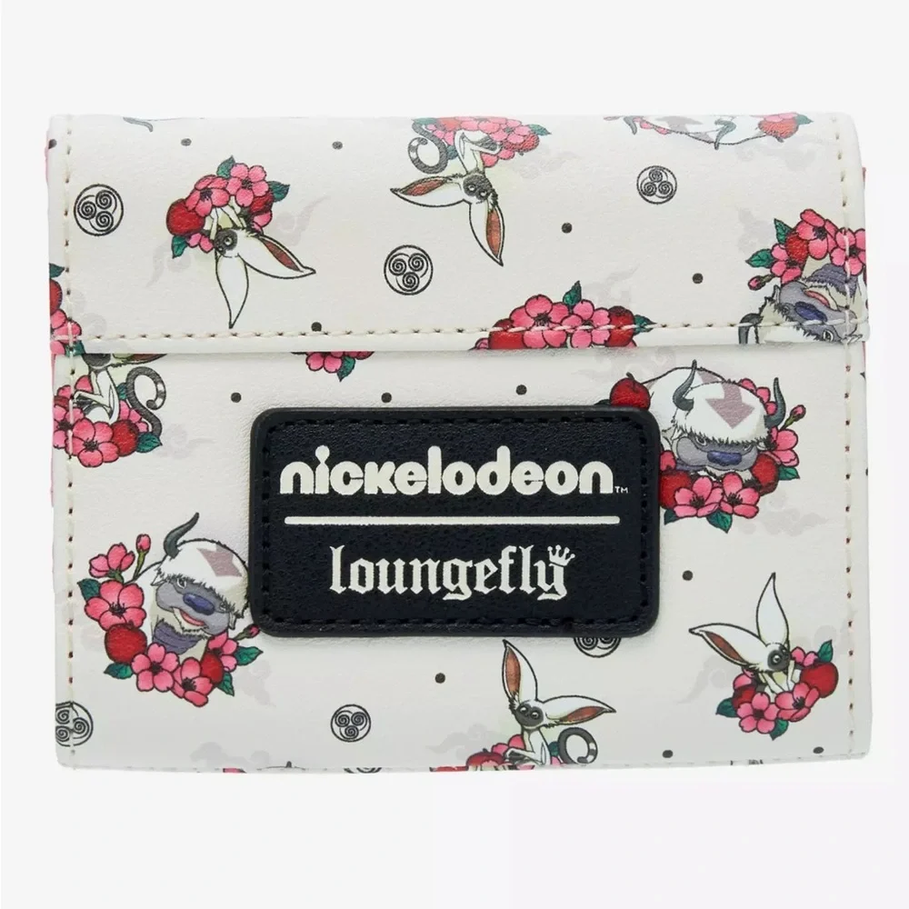 Loungefly Avatar: The Last Airbender Appa & Momo Flower Mini‎ Wallet Hot Topic